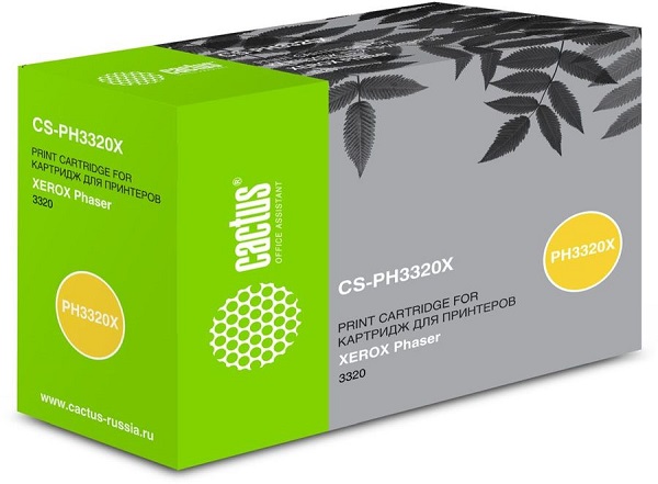 

Картридж Cactus CS-PH3320 для Xerox Phaser 3320 (5000стр.), CS-PH3320