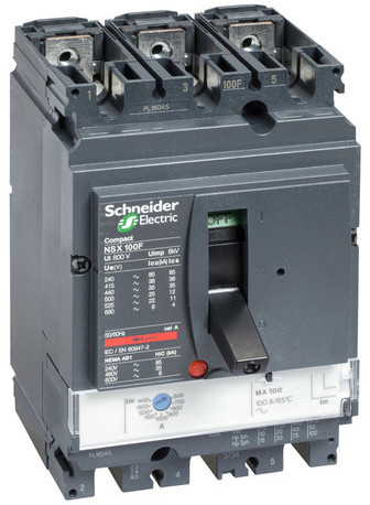 

Автоматический выключатель Schneider Electric LV429760 Compact NSX 100H MA100 3P 3Т, LV429760