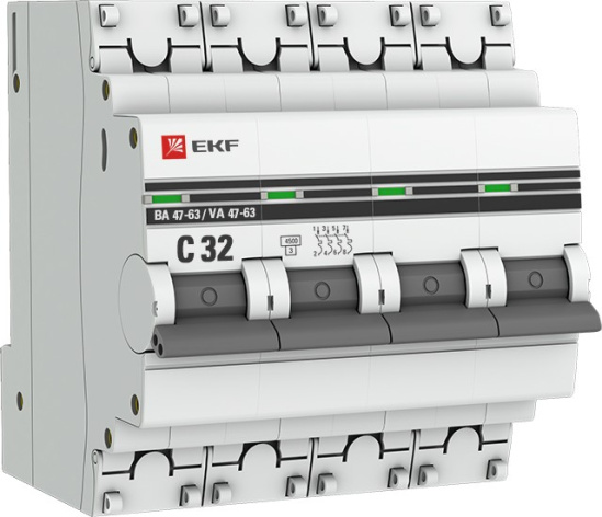 фото Автоматический выключатель  EKF mcb4763-4-32C-pro в Уфе