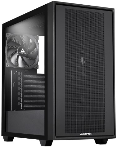 

Корпус eATX Chieftec NIGHT HUNTER GS-03B-BLK-OP без БП, боковая панель из закалённого стекла, 2*USB 3.0, USB Type-C, NIGHT HUNTER