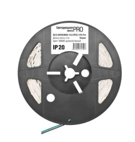 фото Лента светодиодная  Navigator NLS-5050CW60-14.4-IP20-12V-Pro в Ростове-на-Дону