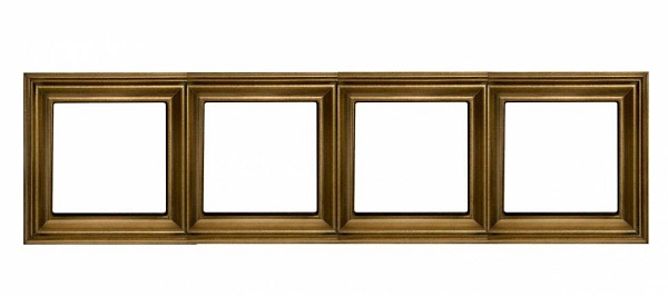 Изображение товара Рамка Jung EPD484AT для 4 постов серии EcoProfi Deco