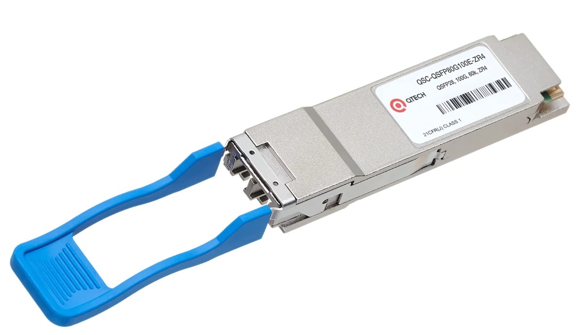 

Трансивер QTECH QSC-QSFP80G100E-ZR4 100G QSFP28, ZR4, 80km, QSC-QSFP80G100E-ZR4