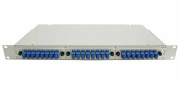фото Кросс оптический стоечный TELCORD КСу-24-1U 16-LC/MM-d-32-LC/UPC-MM50(OM4)-1-КУ-GY