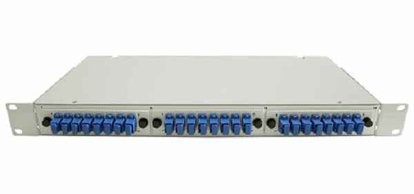 фото Кросс оптический стоечный 19" стационарный 1U TELCORD КСу-24-1U 16-ST/MM-16-ST/UPC-MM50(OM4)-1-КУ-GY в Санкт-Петербургe