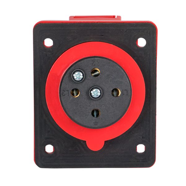 

Розетка стационарная внутренняя EKF ps-425-32-380 425 3Р+РЕ+N 32А 380В IP44, ps-425-32-380