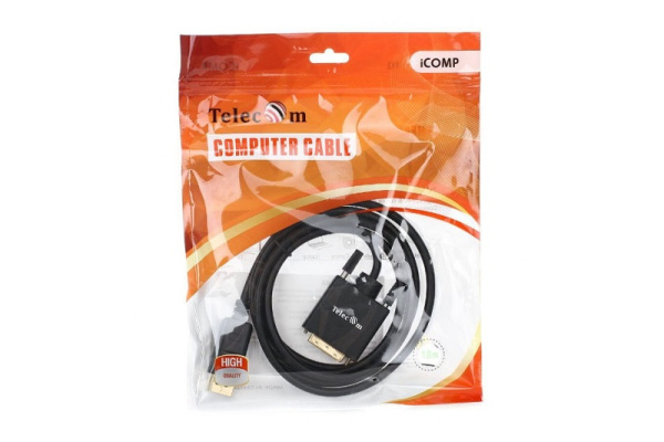 фото Кабель DisplayPort-DVI Telecom DisplayPort (M)-DVI (M), 1.8м в Самаре