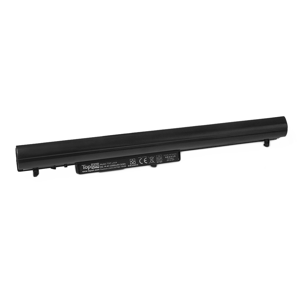 

Аккумулятор для ноутбука HP TopOn TOP-VK04 Pavilion SleekBook 14, 14t, 15, 15-b, 15z, Chromebook 14 Series. 14.4V 2200mAh 32Wh. PN: 695192-001, HSTNN-, TOP-VK04
