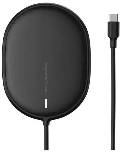 

Зарядное устройство беспроводное Baseus WXQJ-01 Light Magnetic (suit for IP12 with Type-C cable 1.5m) black, WXQJ-01