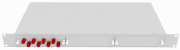 фото Кросс оптический стоечный TopLAN КРС-Top-1U-08ST/U-OS2-GY