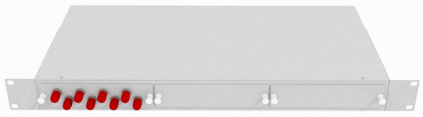 фото Кросс оптический стоечный  TopLAN КРС-Top-1U-08ST/U-OS2-GY в Красноярске
