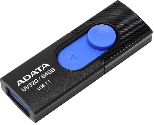 фото Накопитель USB 3.1 64GB ADATA AUV320-64G-RBKBL в Уфе