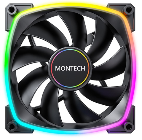 фото Вентилятор для корпуса Montech AX140 PWM BLACK в Екатеринбурге