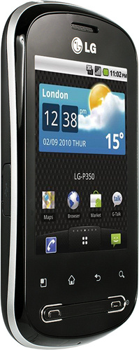 фото Мобильный телефон  LG P350 Optimus Me Titanium Black