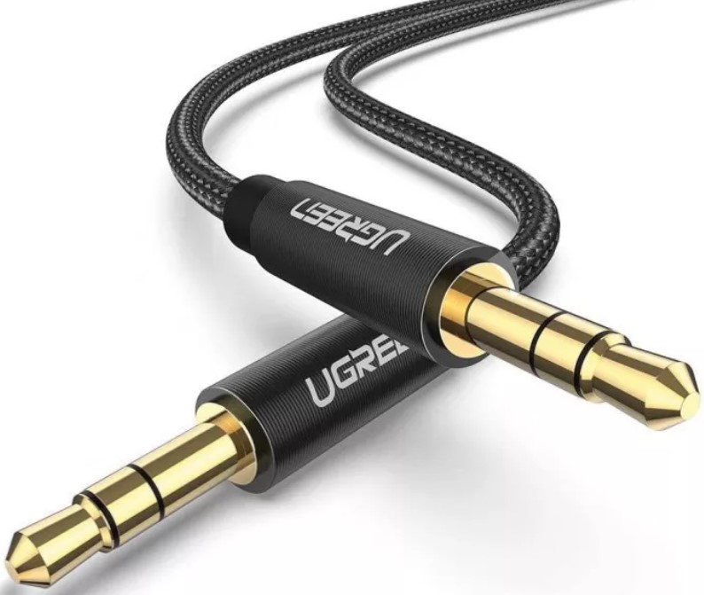 

Кабель акустический UGREEN AV112 50361_ Jack 3.5mm - Jack 3.5mm, 1м, черный, AV112