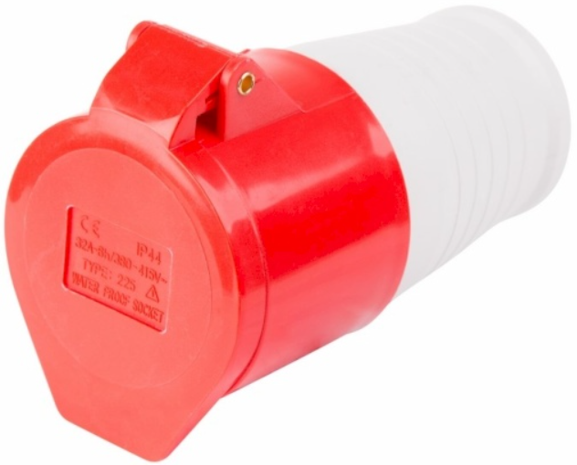 

Розетка Rexant 11-8923 переносная 3Р+РЕ+N 32А 380В IP44, 11-8923