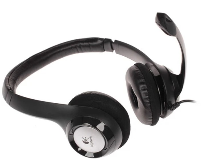 

Гарнитура Logitech H390 981-000803 с микрофоном, 1.9м, накладные, USB, оголовье, черный, H390