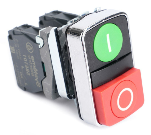 Изображение товара Кнопка Systeme Electric SB4BL73415 22.5 мм высокой надежности для промышленности