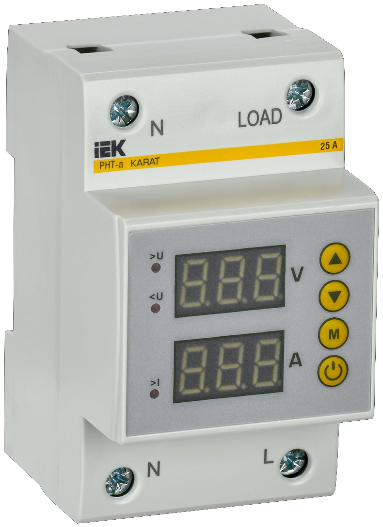 

Реле IEK IVC31-1-25 напряжения и тока РНТ-д однофазное 54мм 25А, IVC31-1-25