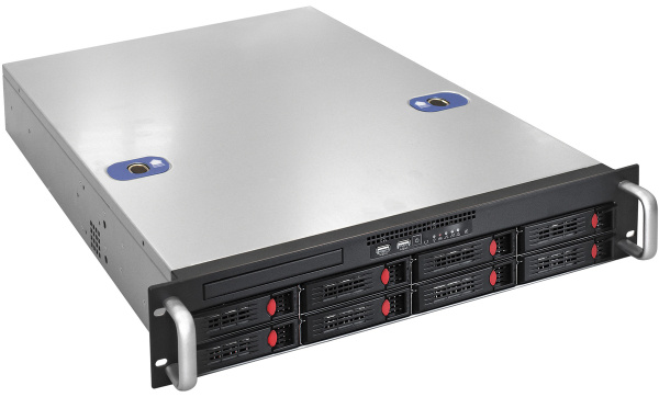 Изображение товара Корпус серверный Exegate Pro 2U550-HS08 для надежного размещения серверов