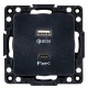 фото Розетка USB двухместная  EKF EZR-2USB-type-C в Уфе