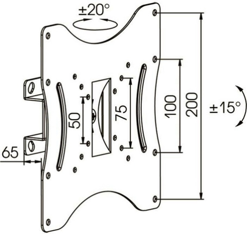 фото Кронштейн настенный Kromax GALACTIC-11 в Казани
