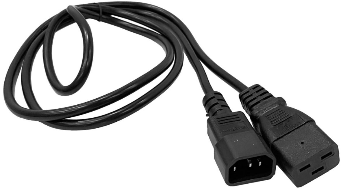 

Коннектор Lanmaster LAN-PP19/14-1.0-BK Шнур питания C19-C14, 3х0.75, 220В, 10А, черный, 1.0 метр, LAN-PP19/14-1.0-BK