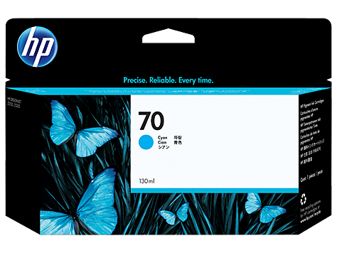 

Картридж HP C9452A №70 голубой , ёмкость 130 мл, для плоттера Z2100, C9452A