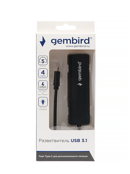 фото Концентратор USB 3.0 Gembird UHB-C424 в Перми