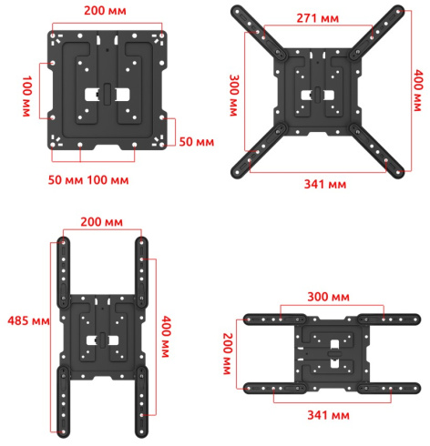 фото Кронштейн для телевизора UNITEKI LCD3440CB