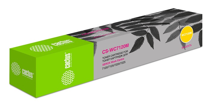 Картридж Cactus CS-WC7120MRU 006R01463 пурпурный (15000стр.) для Xerox WC 7120/7125/7220/7225