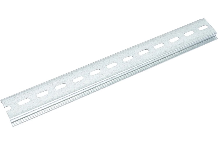 

DIN-рейка Rexant 12-8025 25см перфорированная оцинкованная, 12-8025