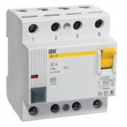 фото Выключатель дифференциального тока (ВДТ, УЗО) IEK MDV10-4-063-300