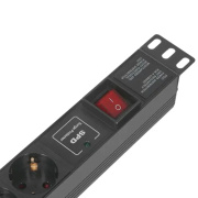 фото Блок розеток Exegate ServerPro PDU-19H607 Al-6S-C14-SW-SPD1