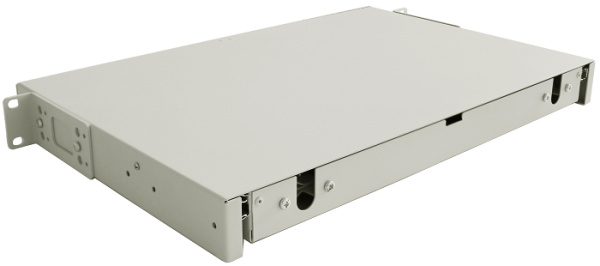 фото Кросс оптический стоечный 19" выдвижной 1U TELCORD КСв-16-1U 16-ST/MM-16-ST/UPC-MM50(OM4)-1-КУ-GY в Омске