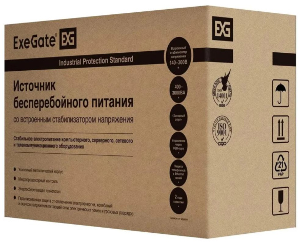 фото Источник бесперебойного питания Exegate SpecialPro Smart LLB-2000.LCD.AVR.EURO.RJ (УЦЕНЕННЫЙ) в Воронеже