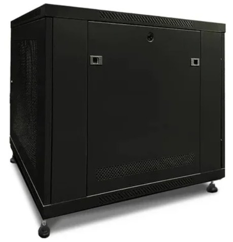 фото Шкаф напольный 19", 12U W&T D126080BWTWOF в Екатеринбурге