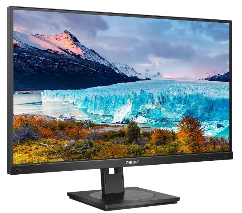 

Монитор 27" Philips 273S1 (00/01), LCD, 1920х1080, 4мс, 300 кд/м2, 1000:1, 178°/178°, IPS, 16:9, 75 Hz, HDMI, DP, USB-C, Height adj, Pivot, Tilt, Swiv, 273S1