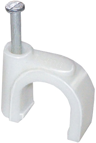

Скоба IEK USK11-18-100 18мм круглая пластиковая (100шт), USK11-18-100