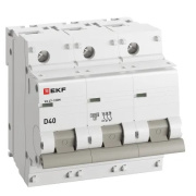 фото Автоматический выключатель EKF mcb47100m-3-40D-pro