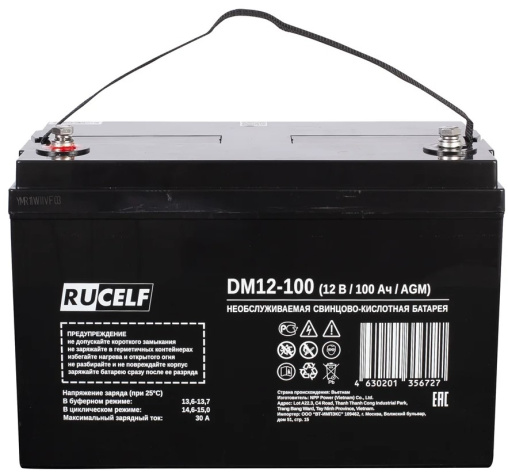 фото Батарея аккумуляторная  RUCELF DM12-100