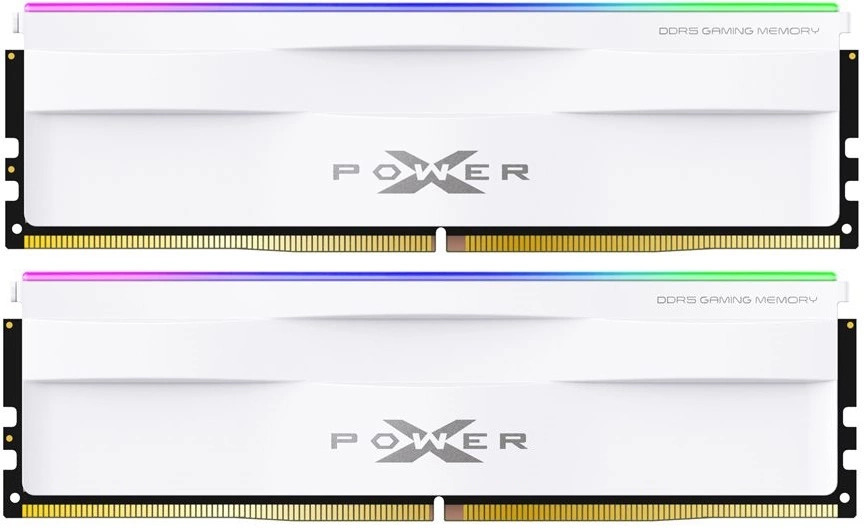 

Модуль памяти DDR5 64GB (2*32GB) Silicon Power Xpower Zenith RGB SP064GXLWU60BFDH 6000MHz PC5-48000 CL38 ECC 1.35V heatsink Ret, Xpower Zenith RGB