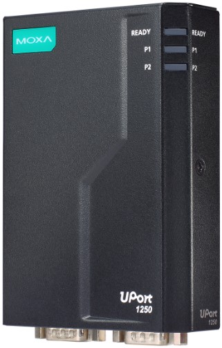 

Преобразователь MOXA UPort 1250-G2 2-портовый USB в RS-232/422/485, UPort 1250-G2