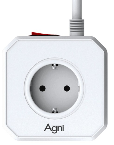 фото Сетевой фильтр  AGNI TP-VE4U5E-C-2m-white в Перми