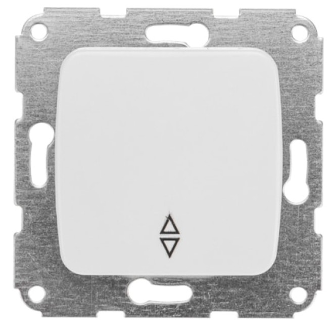 

Выключатель KRANZ KR-78-0205 DEA (переключатель) 1кл прох. с/у 10А мех. белый, KR-78-0205