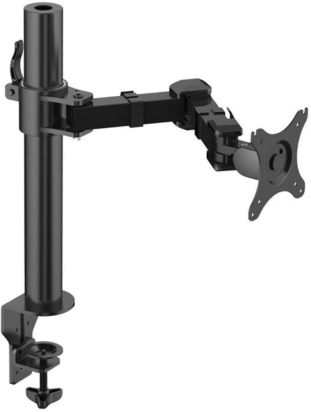 

Кронштейн настольный ONKRON D121E 10-32" макс. 100*100, струбцина, наклон -85º+90º поворот 360º, вылет от основание 0-435мм, макс.перемещение по верти, D121E