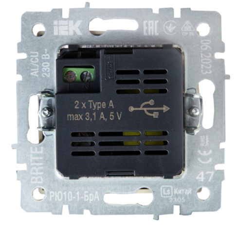 фото Розетка USB  IEK BR-U21-D31-K47 в Челябинске