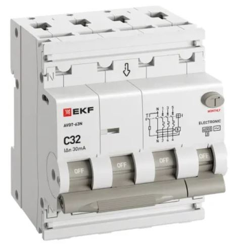 фото Автомат дифференциальный EKF D63N46E32C30