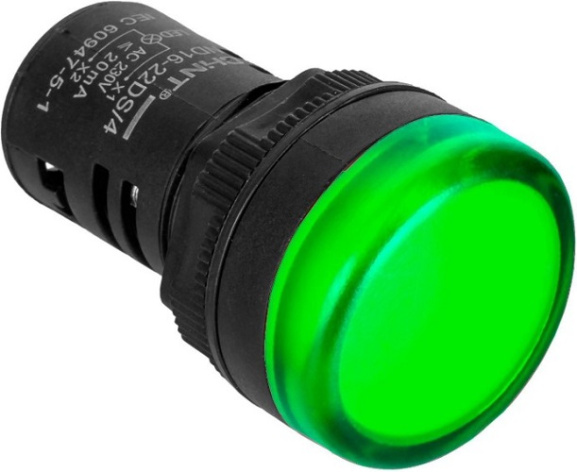 Изображение товара Индикатор CHINT 592720 ND16-22DS/4 зеленый для переменного тока 220 В