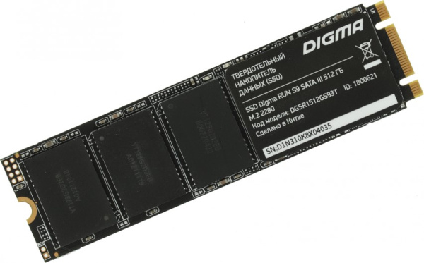 Изображение товара SSD накопитель Digma DGSR1512GS93T 512 ГБ M.2 SATA III быстрый и надежный